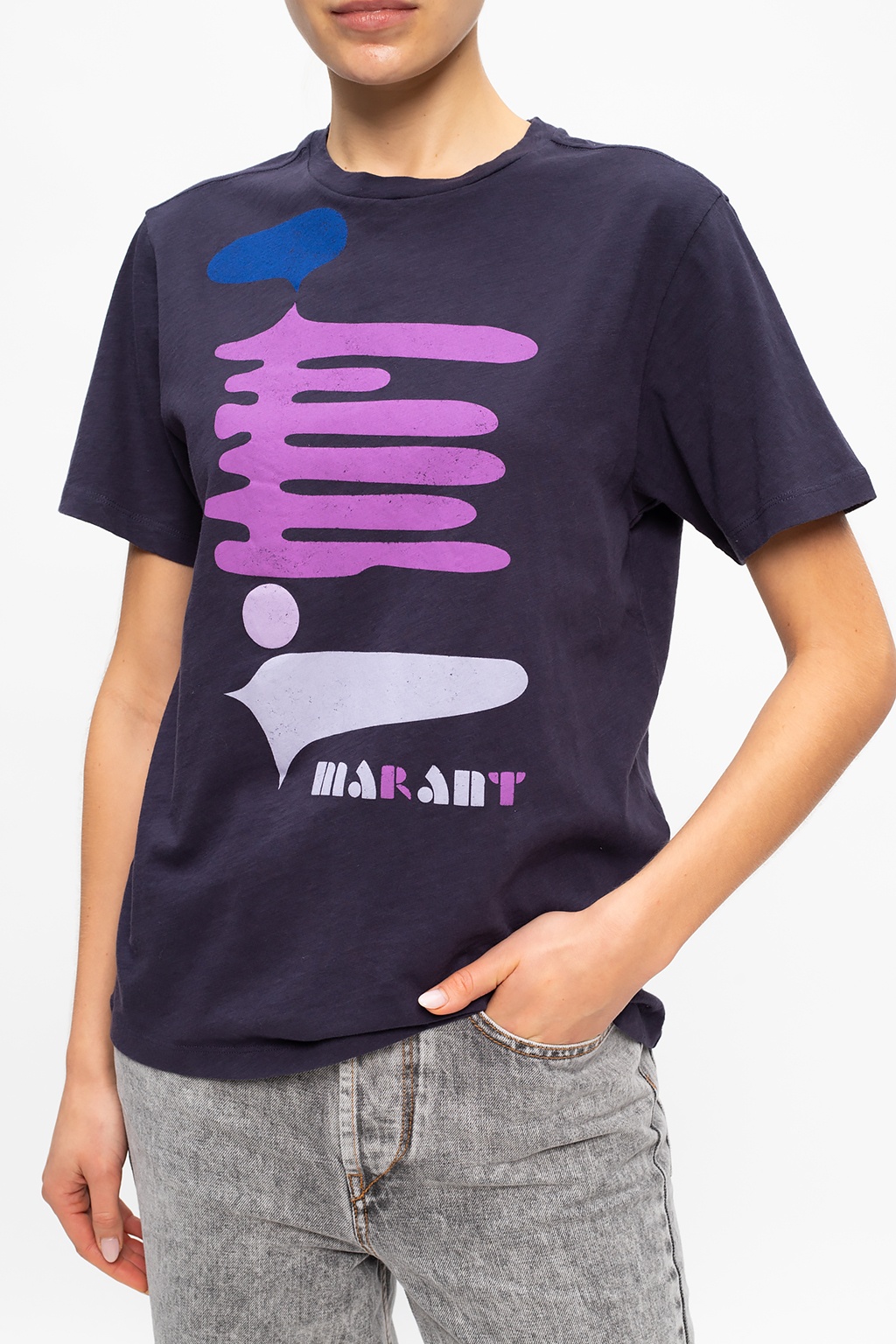 Logo T-shirt Isabel Marant Etoile - US