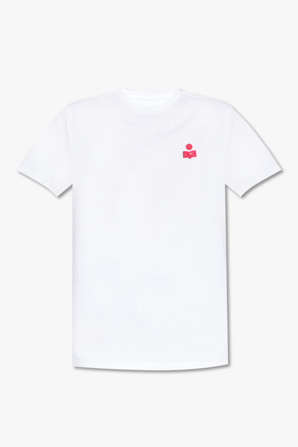 TEEN logo-print cotton T-shirt Grün ‘Zewel’ T-shirt with logo