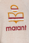 Marant Etoile cream ‘Kiefferf’ T-shirt with logo