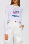 Marant Etoile WHITE ‘Kiefferf’ T-shirt with logo