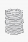 Regular Fit Short Sleeve Frill Detail Heart Print T-Shirt