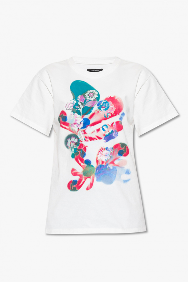 Isabel Marant T-shirt z nadrukiem ‘Yatena’