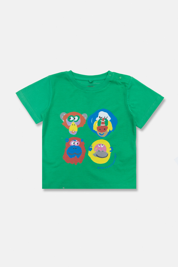 stella Nova McCartney Kids T-shirt with animal motif