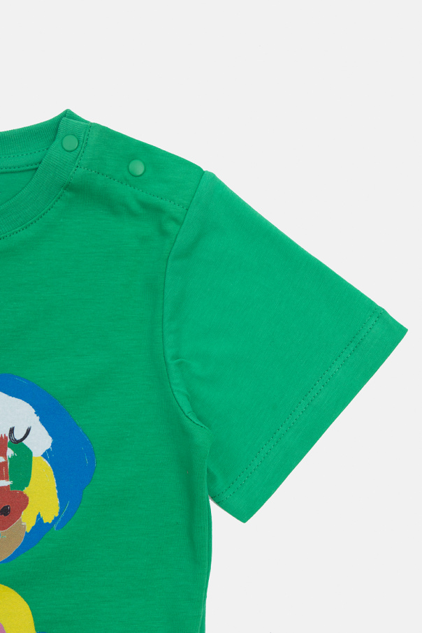 Stella McCartney Kids T-shirt with animal motif