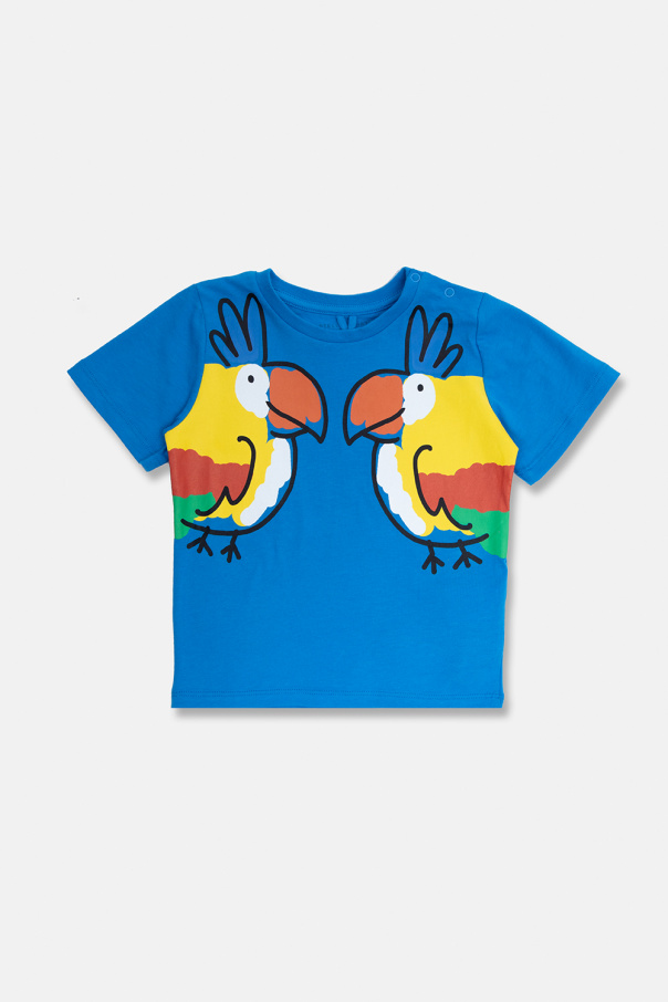 Stella McCartney Kids T-shirt with animal motif