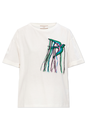T-shirt with patch