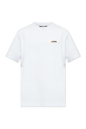 T-shirt with logo patch