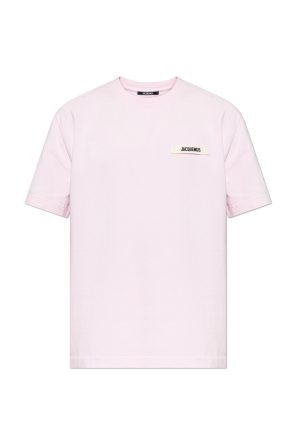 T-shirt z naszywką z logo