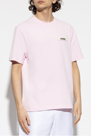 Jacquemus T-shirt z naszywką z logo