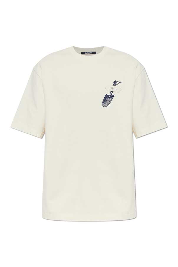 T-shirt with logo patch od Jacquemus