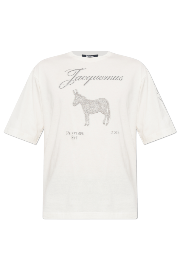 T-shirt ‘Ane Mc’ od Jacquemus