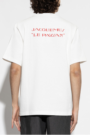 Jacquemus T-shirt with embroidered logo on the back