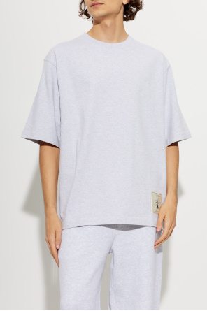 Jacquemus Light Gray Cotton Oversized Sweatshirt by Jacquemus
