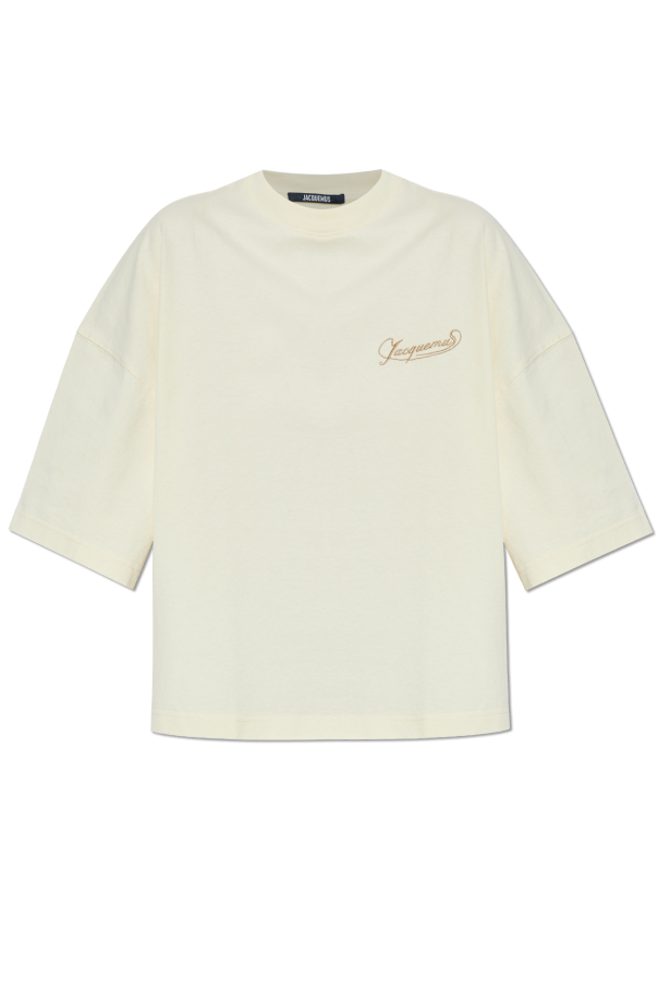 Oversize T-shirt with embroidered logo od Jacquemus