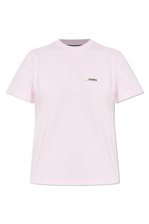 T-shirt with logo patch