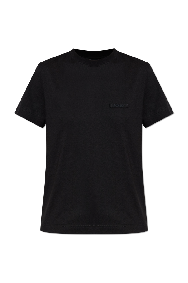 T-shirt with logo patch od Jacquemus