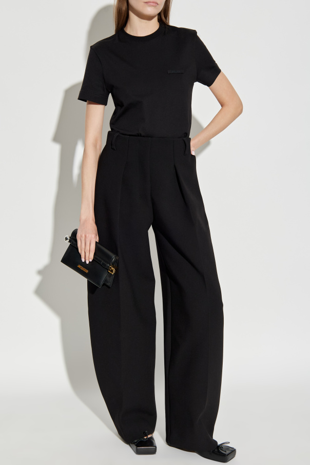 Jacquemus T-shirt with logo patch