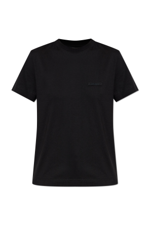T-shirt with logo patch
