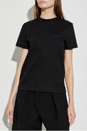 Jacquemus T-shirt with logo patch