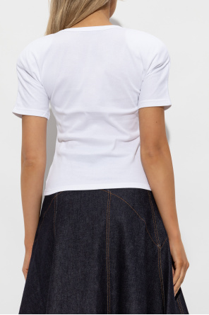 Jacquemus Top mit Schulterpolstern