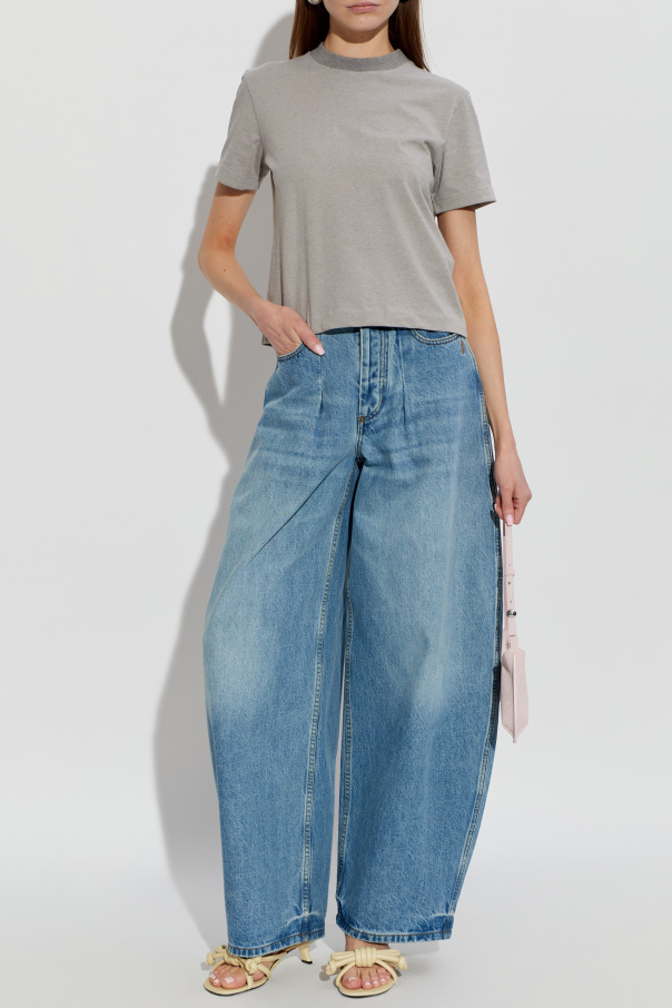 T-shirt z logo od Jacquemus