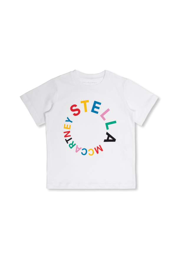Stella blazer McCartney Kids T-shirt z logo