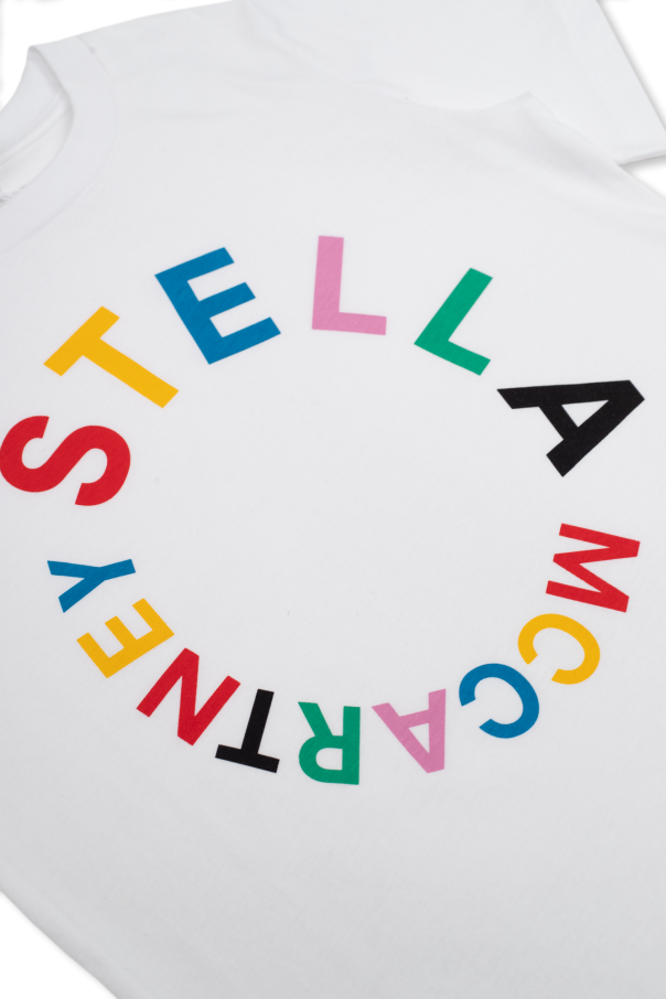 Stella McCartney Kids Borsa a tracolla con logo Stella