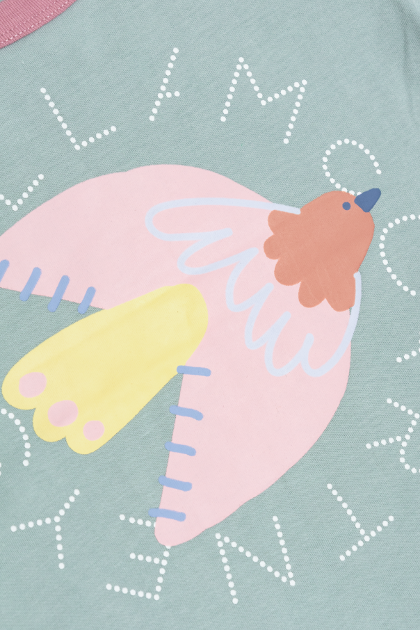 Stella McCartney Kids Camiseta con estampado de colores