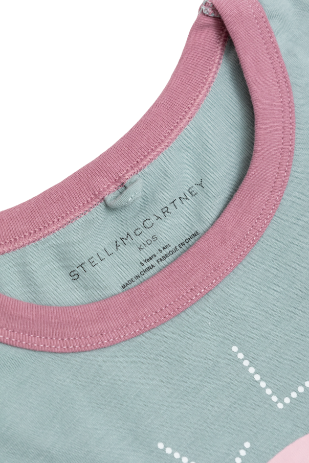 Stella McCartney Kids Camiseta con estampado de colores