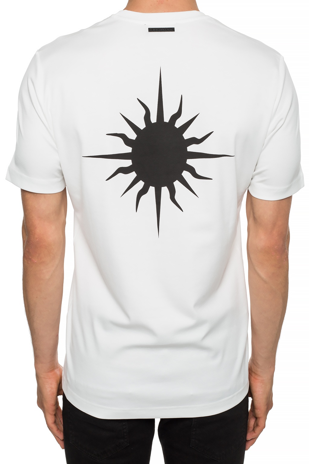 Embroidered T-shirt Diesel Black Gold 