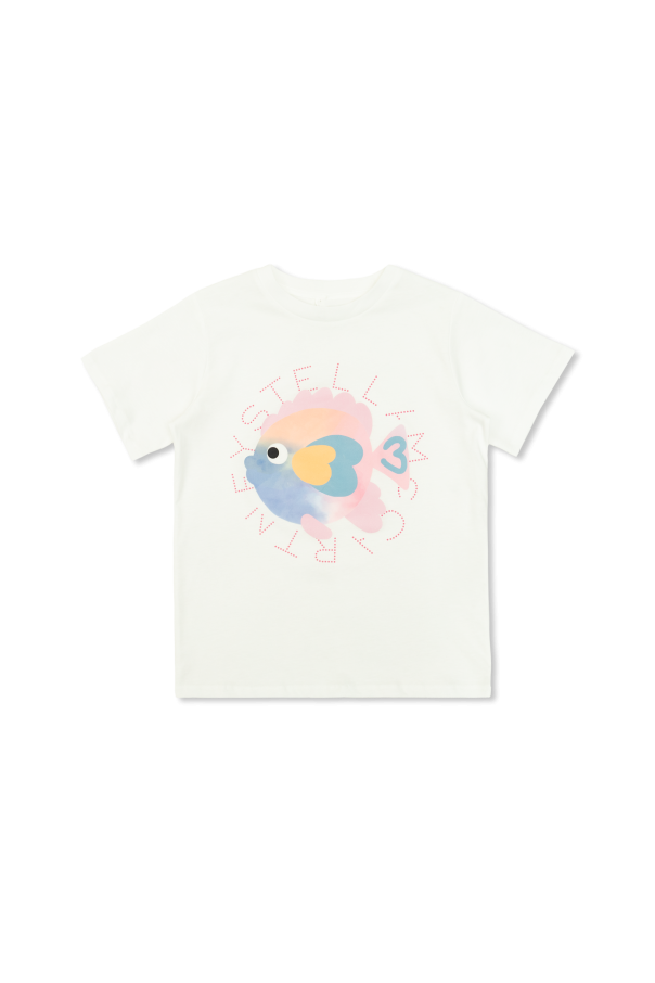 T-shirt with a colorful print od Stella McCartney Kids