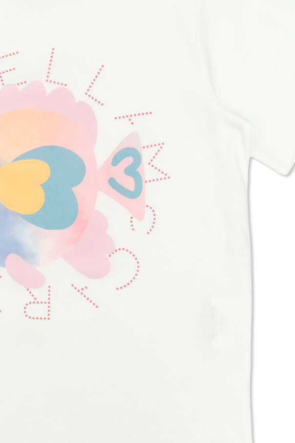 Stella McCartney Kids T-Shirt mit buntem Aufdruck