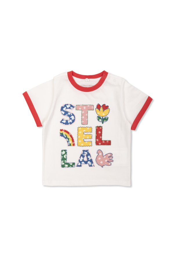 T-shirt with colorful logo od Stella McCartney Kids