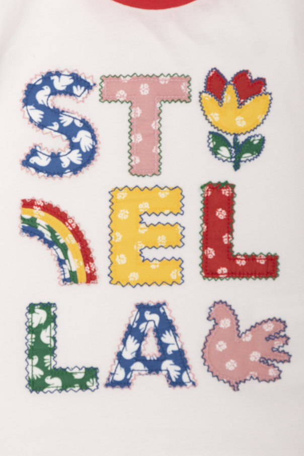 Stella McCartney Kids T-shirt with colorful logo