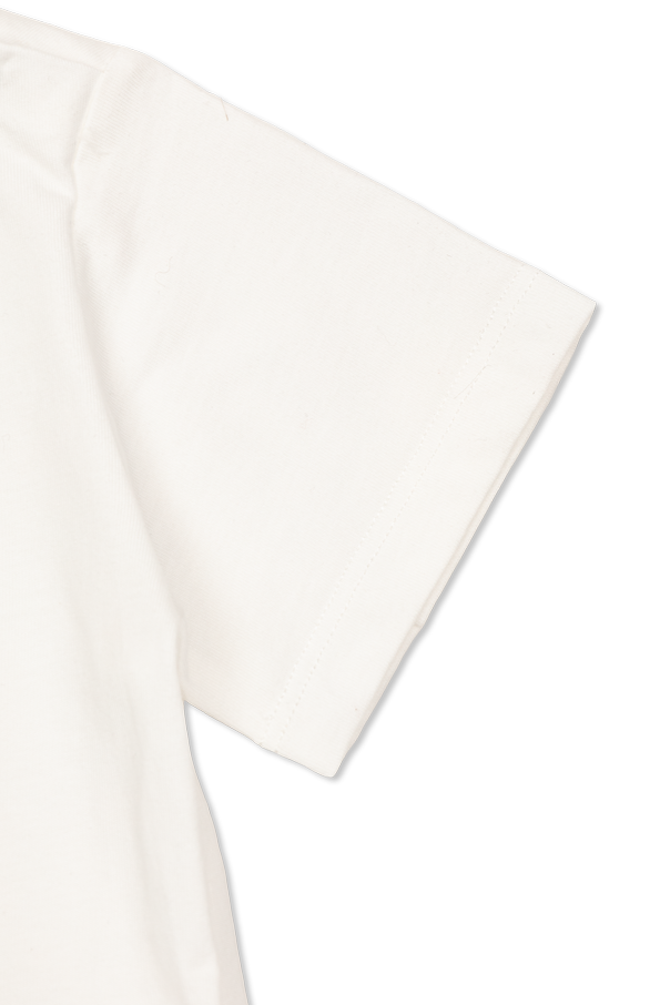 Stella McCartney Kids T-shirt z wyszytym logo