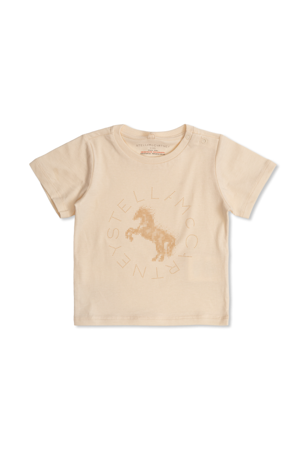 T-shirt with printed logo od Stella McCartney Kids