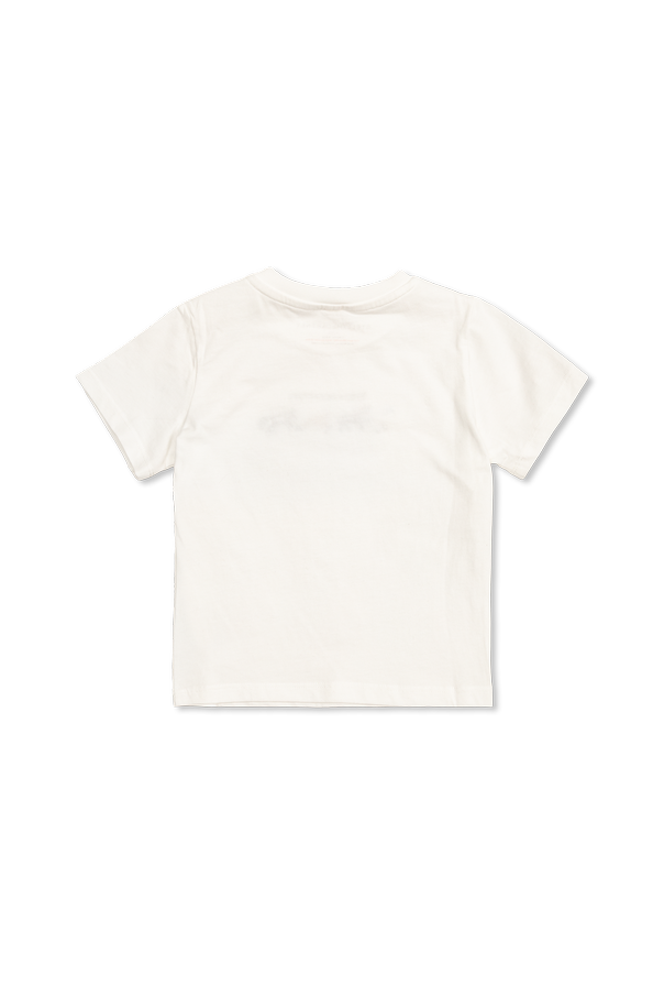 Stella McCartney Kids T-shirt z wyszytym logo