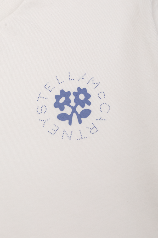 Stella McCartney Kids T-shirt with lace trim