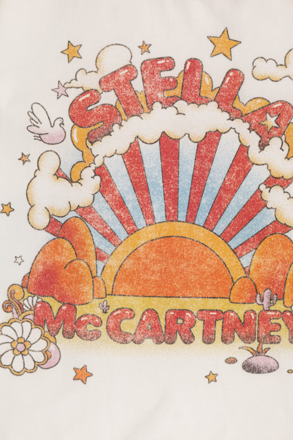 Stella McCartney Kids T-shirt com estampado colorido