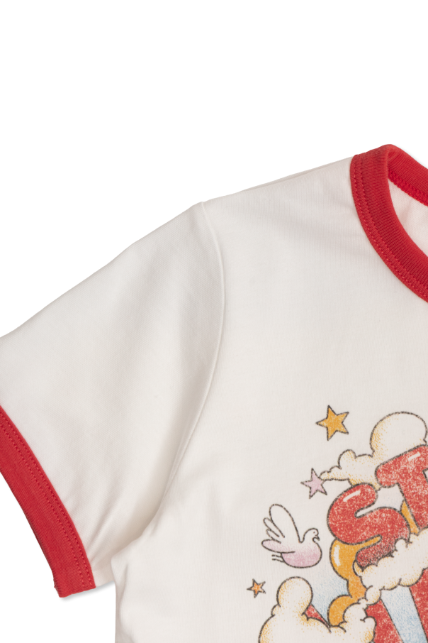 Stella McCartney Kids T-shirt com estampado colorido