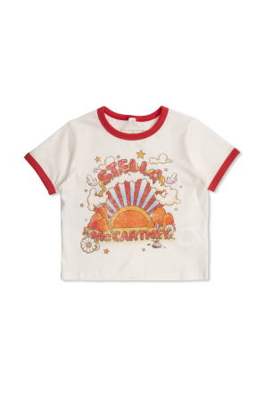 T-shirt with colorful print