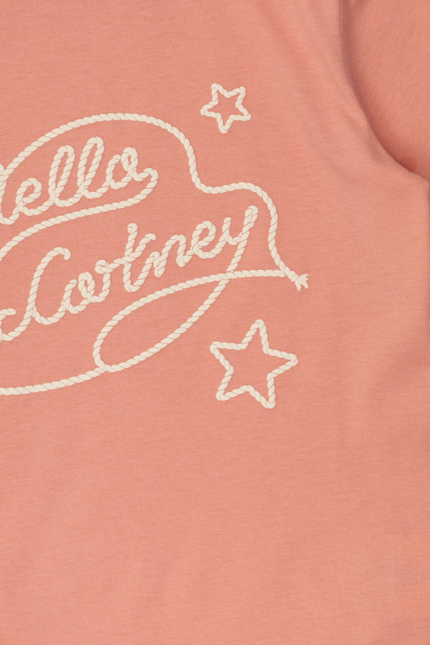 Stella McCartney Kids T-shirt com logótipo estampado