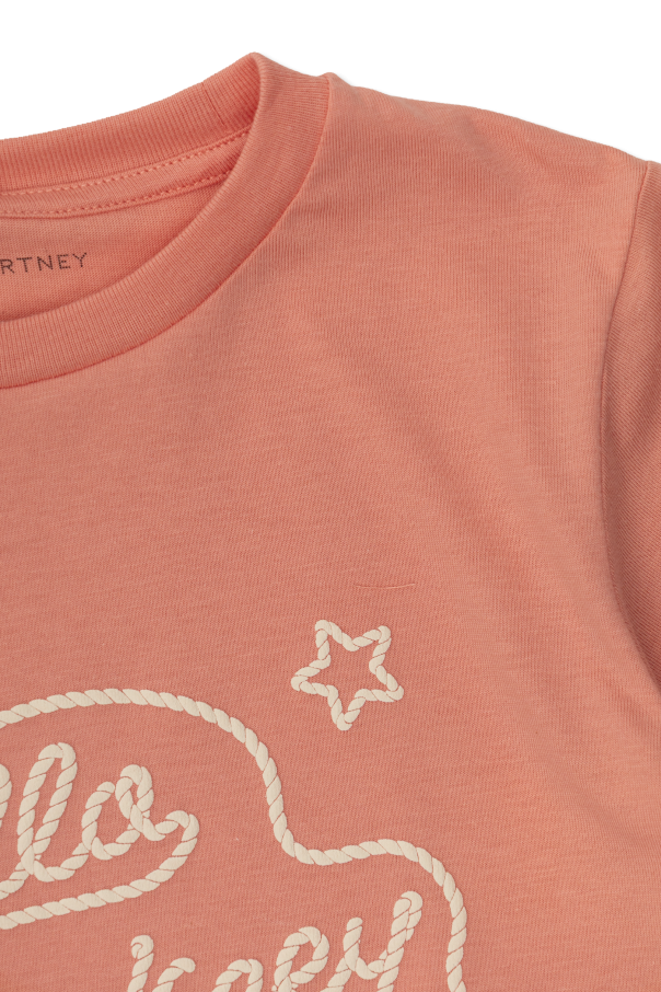 Stella McCartney Kids T-shirt com logótipo estampado