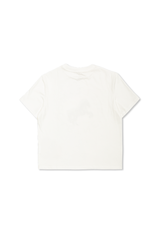 Stella McCartney Kids T-Shirt mit schimmernden Kristallen