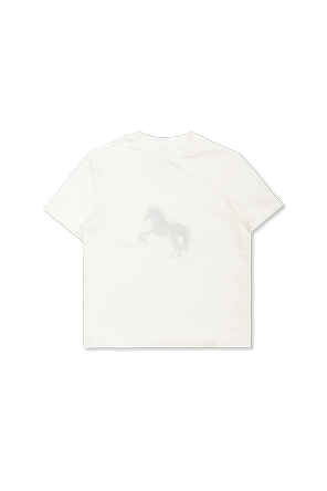 T-shirt with shimmering crystals
