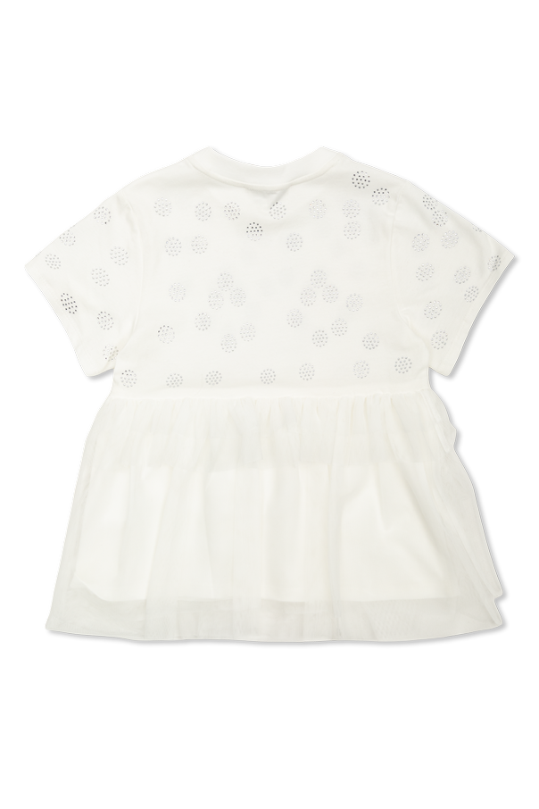 Stella McCartney Kids Top with shimmering sequins