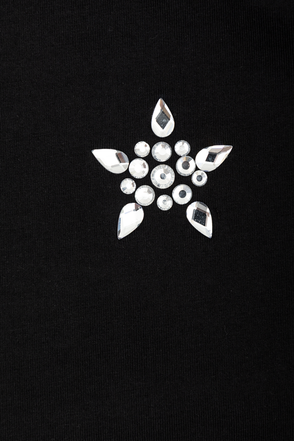 Stella McCartney Kids T-shirt with shimmering crystals