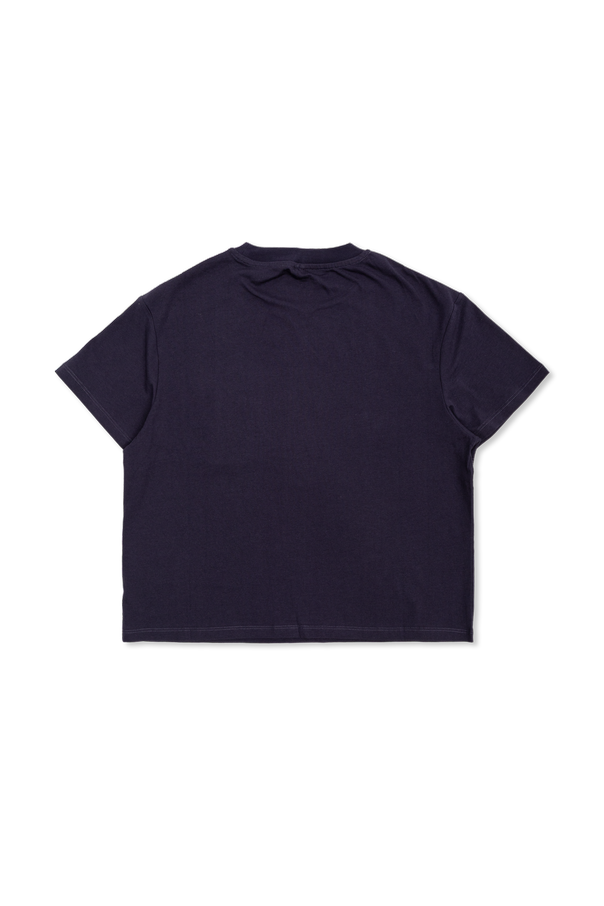 Stella McCartney Kids T-Shirt mit erhabenem Logo