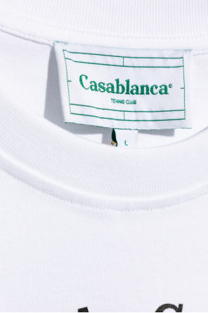 Casablanca T-shirt z nadrukiem