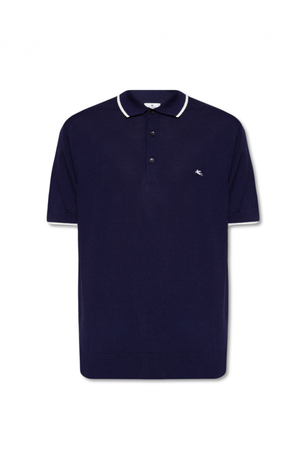 Etro polo from shirt with logo